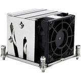 SilverStone XE02-2066 Processeur Refroidisseur 6 cm Noir, Acier inoxydable, Refroidisseur CPU Argent/Noir, Refroidisseur, 6 cm, 1600 tr/min, 8400 tr/min, 52 dB, 43 cfm