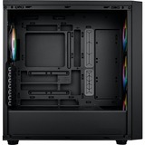 Cooler Master MasterBox 600 boîtier midi tower Noir | 2x USB-A | 1x USB-C | RGB | Window