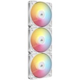 Corsair RS120-R ARGB 120mm PWM Reverse Fans Triple Pack, Ventilateur de boîtier Blanc, Pack 3, Inversé, 120 mm