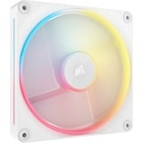 Corsair iCUE LINK LX140-R RGB PWM Reverse Fans Starter Kit, Ventilateur de boîtier Blanc, 2 pièces, 4 broches PWM