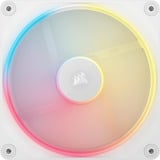Corsair iCUE LINK LX140-R RGB PWM Reverse Fans Starter Kit, Ventilateur de boîtier Blanc, 2 pièces, 4 broches PWM