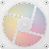 Corsair iCUE LINK LX140-R RGB PWM Reverse Fans Starter Kit, Ventilateur de boîtier Blanc, 2 pièces, 4 broches PWM