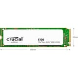 Crucial E100 1 To SSD PCIe 4.0 x4, NVMe, M.2 2280