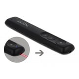 DeLOCK 64092 télécommande Noir, Présentateur Noir, USB, 30 m, Noir