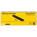 DeLOCK Présentateur laser USB Noir