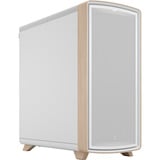 Fractal Design Summit Chalk White Solid boîtier midi tower Blanc/bois | 2x USB-A | 1x USB-C