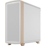 Fractal Design Summit Chalk White Solid boîtier midi tower Blanc/bois | 2x USB-A | 1x USB-C