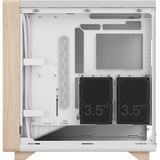 Fractal Design Summit Chalk White Solid boîtier midi tower Blanc/bois | 2x USB-A | 1x USB-C