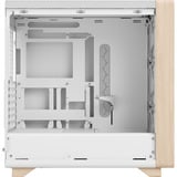 Fractal Design Summit Chalk White Solid boîtier midi tower Blanc/bois | 2x USB-A | 1x USB-C