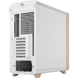 Fractal Design Summit Chalk White Solid boîtier midi tower Blanc/bois | 2x USB-A | 1x USB-C
