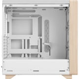 Fractal Design Summit Chalk White Solid boîtier midi tower Blanc/bois | 2x USB-A | 1x USB-C