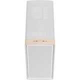 Fractal Design Summit boîtier midi tower Blanc/bois | 2x USB-A | 1x USB-C