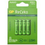 GP Batteries ReCyko AAA, Micro, Batterie 4 pièces