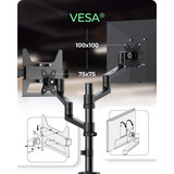 ICY BOX IB-MS622-T, Support de moniteur Noir