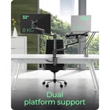 ICY BOX ICY BOX IB-MS622-T, Support de moniteur Noir