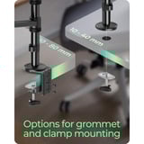 ICY BOX ICY BOX IB-MS622-T, Support de moniteur Noir