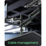 ICY BOX ICY BOX IB-MS622-T, Support de moniteur Noir