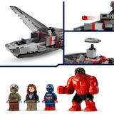 LEGO Marvel - Captain America vs Hulk rouge, Jouets de construction 76292