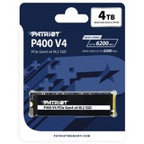 Patriot P400 V4 4 To SSD P400VP4TBM28H, PCIe 4.0 x4, NVMe 2.0, M.2 2280