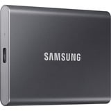 SAMSUNG Portable T7, externe de 4 To SSD Gris, MU-PC4T0T/WW, USB-C 3.2 (10 Gbit/s)