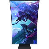 SAMSUNG S55CG97WNU Mini LED Odyssey Ark G97NC 55" 4K UHD Moniteur gaming incurvé  Noir, 165 Hz, HDMI, DisplayPort, USB, Audio, WLAN, AMD FreeSync, Tizen