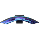 SAMSUNG S55CG97WNU Mini LED Odyssey Ark G97NC 55" 4K UHD Moniteur gaming incurvé  Noir, 165 Hz, HDMI, DisplayPort, USB, Audio, WLAN, AMD FreeSync, Tizen