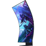 SAMSUNG  55" 4K UHD Moniteur gaming incurvé  Noir
