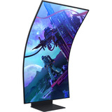 SAMSUNG  55" 4K UHD Moniteur gaming incurvé  Noir