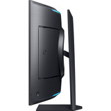 SAMSUNG  55" 4K UHD Moniteur gaming incurvé  Noir