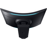 SAMSUNG  55" 4K UHD Moniteur gaming incurvé  Noir