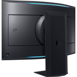 Samsung Odyssey Ark G97NC 55" 4K UHD Moniteur gaming incurvé  Noir, 3x HDMI, DisplayPort, 2x USB-A, 2x USB-B, 2x USB-C, Wi-Fi 5, BT, RJ-45, 165 Hz