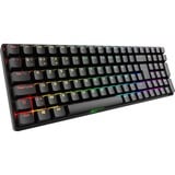 Sharkoon SKILLER SGK50 S2 RGB clavier gaming mécanique Noir, Layout BE (AZERTY), Gateron Red, 96 %, Hot-swappable