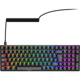 Sharkoon SKILLER SGK50 S2 RGB clavier gaming mécanique Noir, Layout BE (AZERTY), Gateron Red, 96 %, Hot-swappable