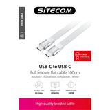 Sitecom Câble USB-C vers USB-C Full Feature Blanc