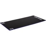 Trak Racer Tapis de sol Premium en néoprène Sim Rig RGB, Tapis de protection Noir/Rouge