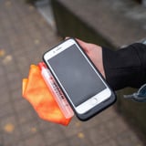 Whoosh! Screen Wash Kit - Pocket Set, Bundle Blanc/Orange, 8 ml, chiffon microfibre antimicrobien