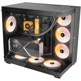 be quiet! Light Wings LX PWM 140mm Inversé ventilateurs de boîtier RGB  Noir, 3 pièces, 140 x 140 x 25 mm