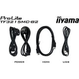 iiyama ProLite TF3215MC-B2 38" Moniteur tactile  Noir, VGA, HDMI, DisplayPort, tactile