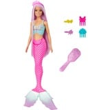 Barbie Poupée sirène avec 18 cm de cheveux fantaisie 