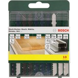 Bosch 2607019461 Lames de scie sauteuse 10 pièce(s), Jeu de lames de scie Lames de scie sauteuse, Métal, Plastique, Bois, 200 mm, 100 mm, 8 mm, 90 g