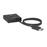 Club 3D DisplayPort 2-in-1 Bidirectional 8K Switch, Switch de DisplayPort Noir, 2x DisplayPort 1.4, 8K60Hz