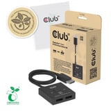 Club 3D DisplayPort 2-in-1 Bidirectional 8K Switch, Switch de DisplayPort Noir, 2x DisplayPort 1.4, 8K60Hz