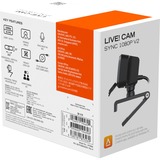 Creative Live! Cam SYNC 1080p V2, Webcam Noir