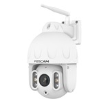 Foscam SD8P, caméra de sécurité extérieure PTZ WiFi bi-bande 4K/8MP, Module CA Blanc