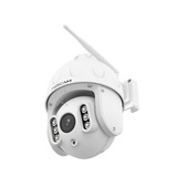 Foscam SD8P, caméra de sécurité extérieure PTZ WiFi bi-bande 4K/8MP, Module CA Blanc