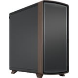 Fractal Design Summit Black Solid boîtier midi tower Noir/bois | 2x USB-A | 1x USB-C