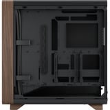 Fractal Design Summit Black Solid boîtier midi tower Noir/bois | 2x USB-A | 1x USB-C