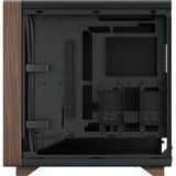 Fractal Design Summit Black Solid boîtier midi tower Noir/bois | 2x USB-A | 1x USB-C