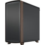 Fractal Design Summit Black Solid boîtier midi tower Noir/bois | 2x USB-A | 1x USB-C