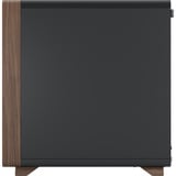Fractal Design Summit Black Solid boîtier midi tower Noir/bois | 2x USB-A | 1x USB-C
